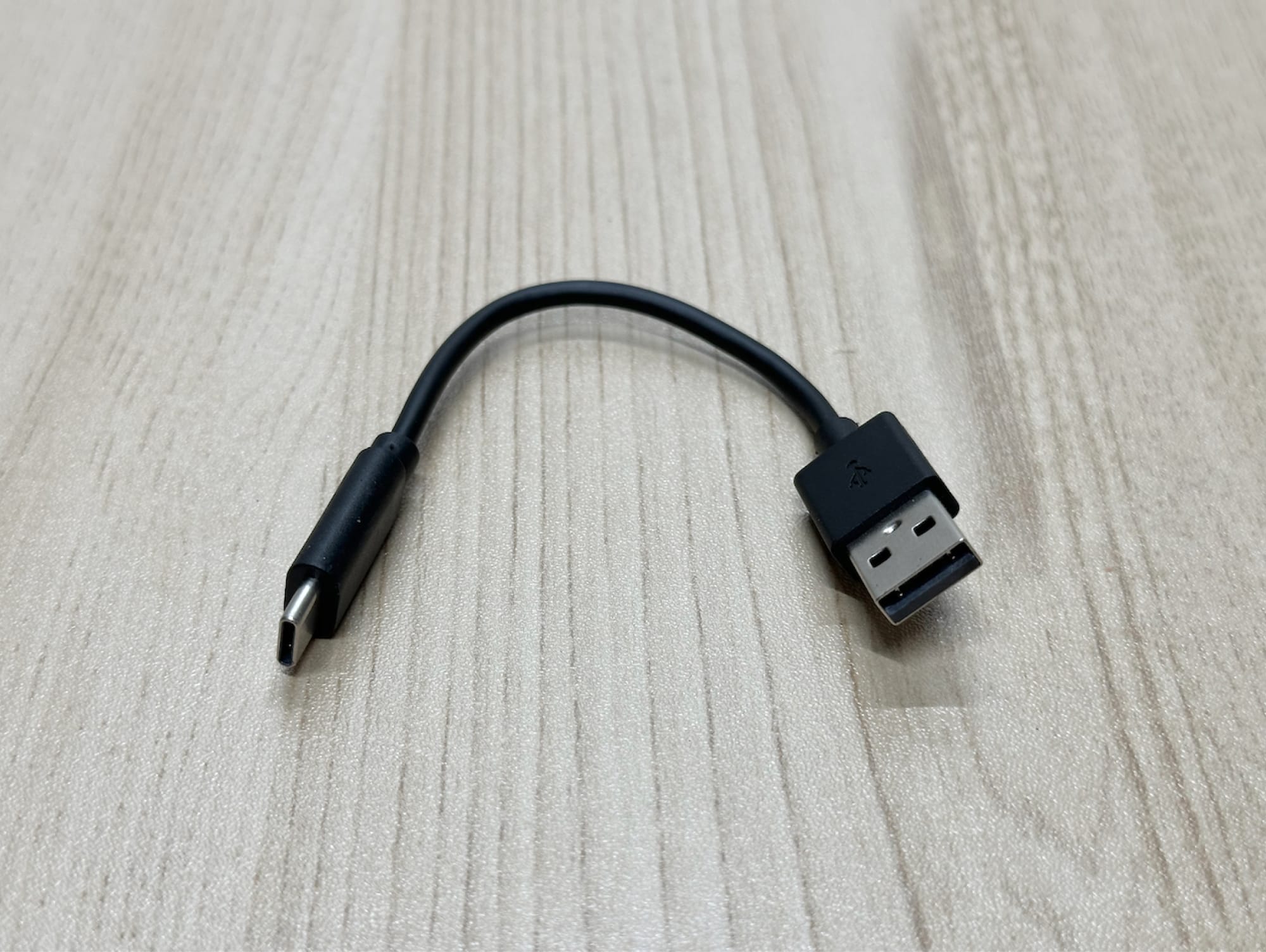 Image of USB A to USB C cable