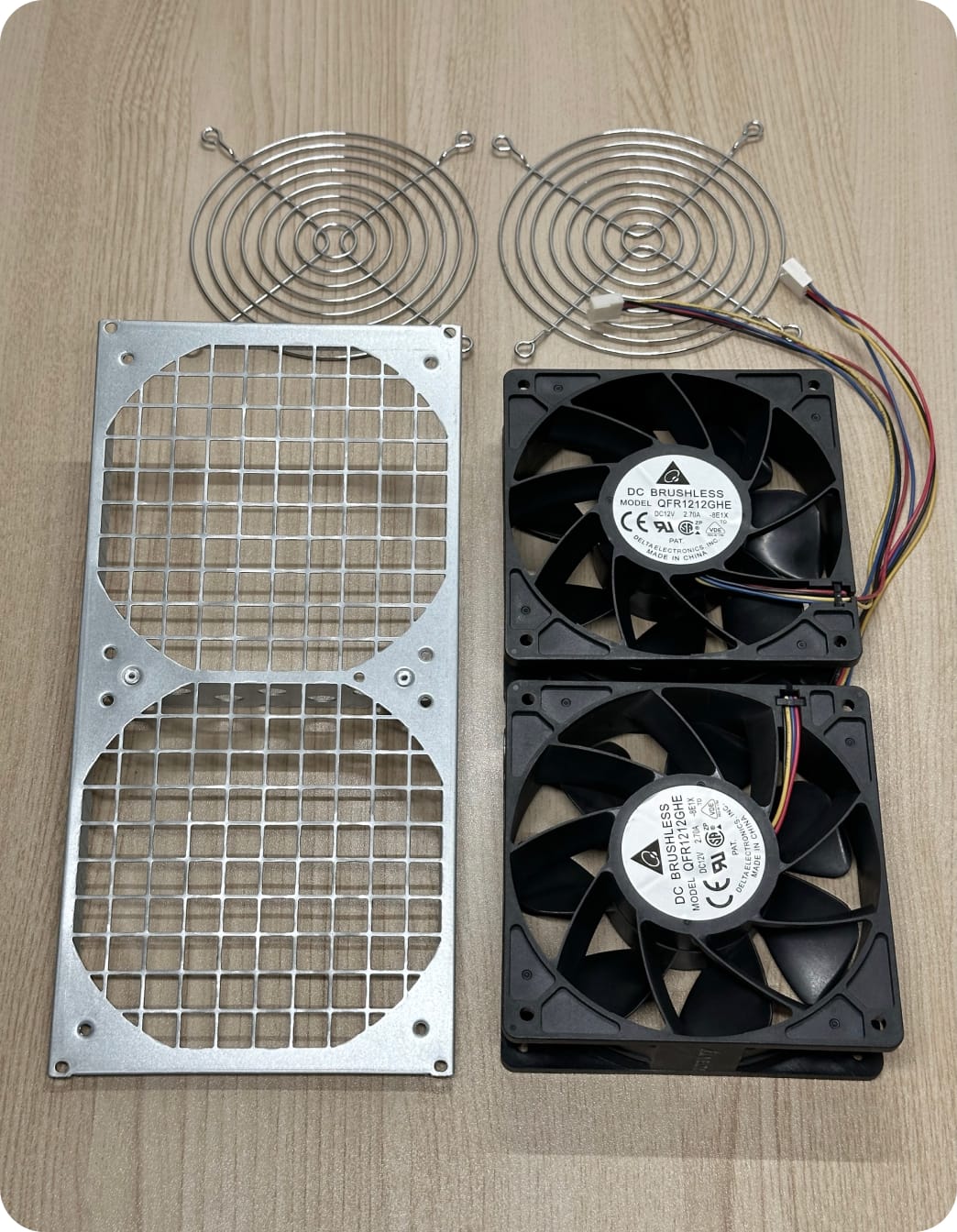 Front fan components