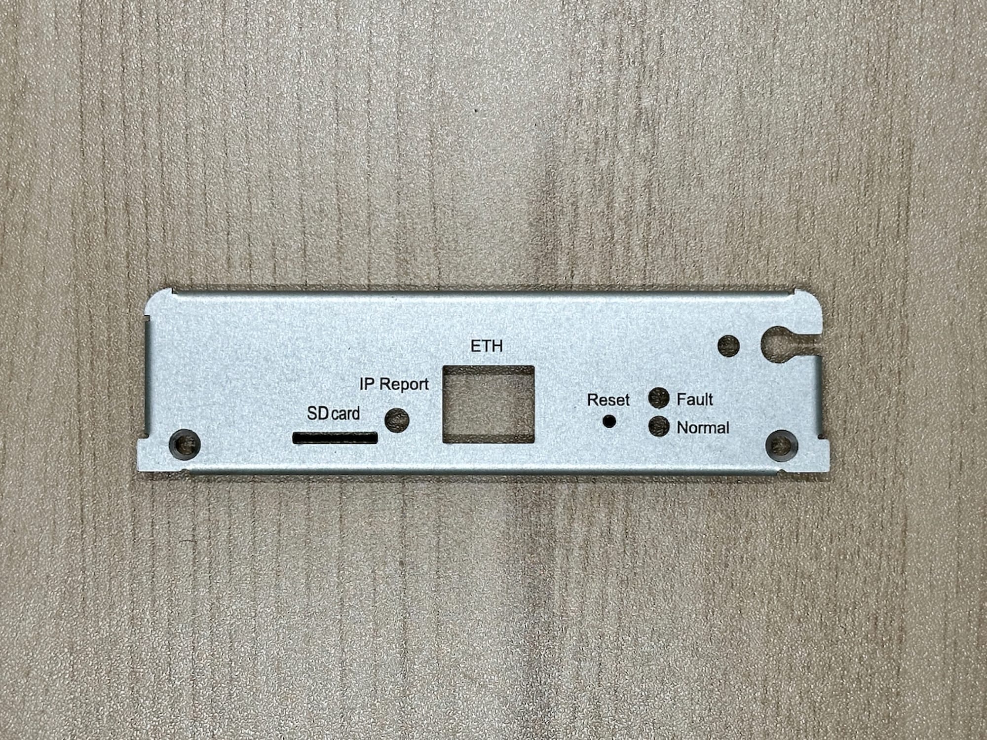 Image of controller board faceplate