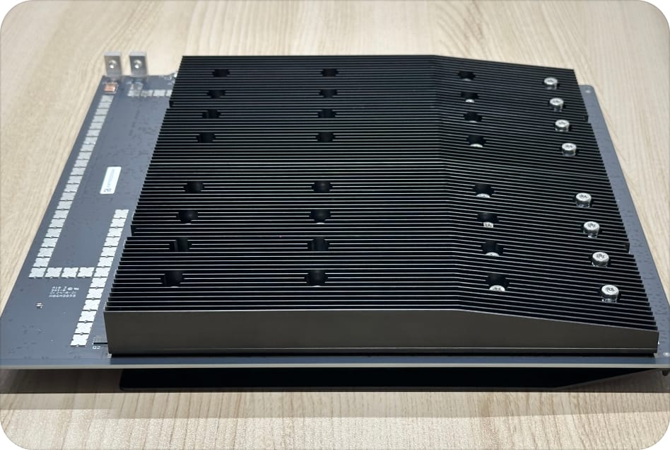 Image of Hashboard heatsink side