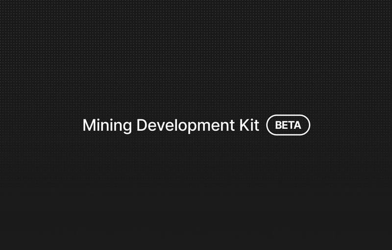 Mining Development Kit is heading to Beta